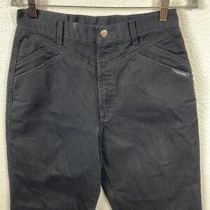 Vintage 90s Rockies Rocky Mountain Black High Waisted Bareback Western Mom Jeans